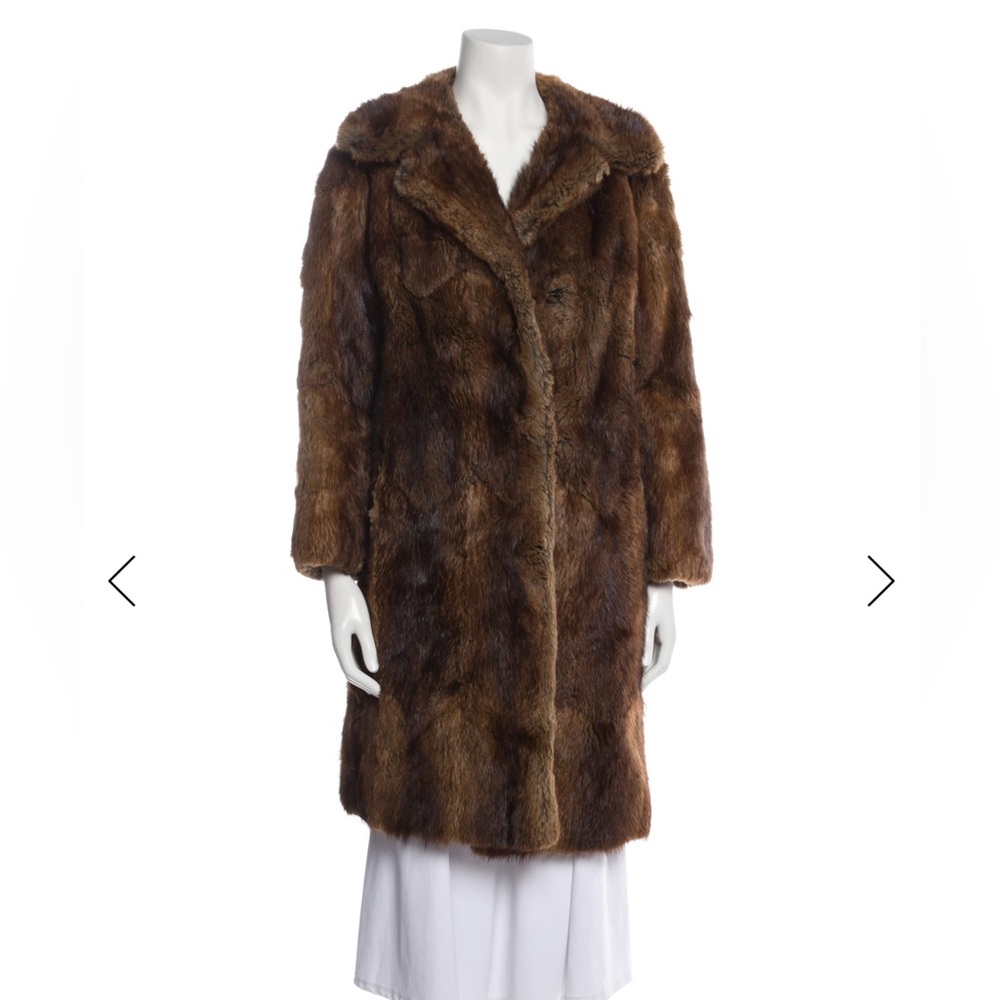 Vintage The RealReal Faux Fur Coat